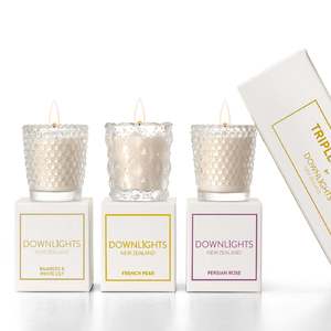 Pamper Add Ons: Down Lights Mini Candle Trio Gift Set