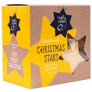 Christmas Gift Hampers: Molly Woppy Festive Shortbread Stars 130g
