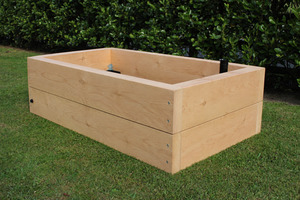 Macrocarpa 1600x800, Sleeper Grade - 2 Levels Wicking Beds NZ