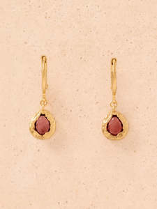 jewellery: Agapée - Lysia Rosewood earrings