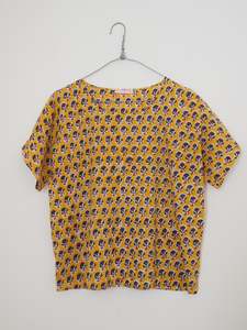 Spring: Penny top - Yellow Violet