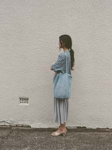 Face Masks: Crochet Bag- Blu