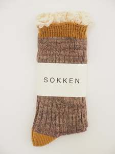 S O K K E N Solstice Socks- Fawn