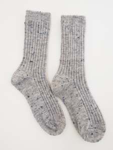 Face Masks: S O K K E N Cabin Socks - Fog