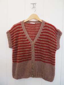Hand knit vest - Jasper