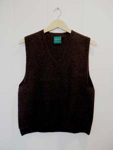 Spring: V-neck Vest - Woodsy