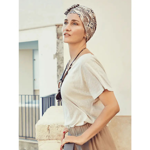 Products: HocLotus Turban Beige Ornaments 1008-0815