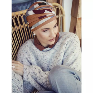 HocShanti Turban Caramel Graphics 1331-0793