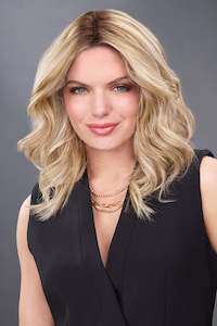 Toppers Human Hair: EasiPart Medium Human Hair - 12" I Jon Renau