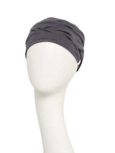 Headwear: B.B. Becca Turban I Steel Grey I Christine Headwear
