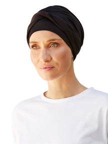 Headwear: HocShakti Turban I Black I Christine Headwear