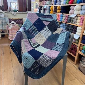 Needlecraft Patterns: Sampler Blanket Knitting Pattern