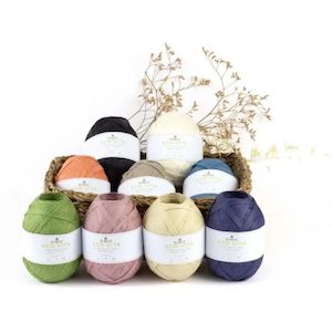 Yarn: DMC Eco Vita 100% Wood Fibre Raffia