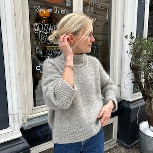 10ply Plus Patterns: Weekend Sweater Knitting Pattern - PetiteKnit