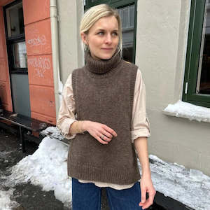 10ply Plus Patterns: Lulu Slipover (Chunky Edition) Knitting Pattern - PetiteKnit