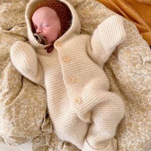 10ply Plus Patterns: Selma’s Sleep Suit Knitting Pattern - PetiteKnit