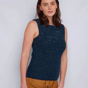 10ply Plus Patterns: Miss Me Shell Top Crochet Pattern (DMF15457L)