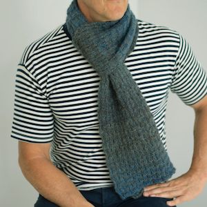 10ply Plus Patterns: Dad Scarf Knitting Pattern (N1680)