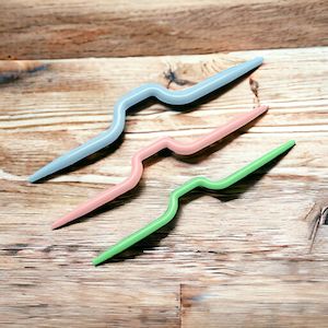 Single Pointed Needles: Cable Needles - Set of 3