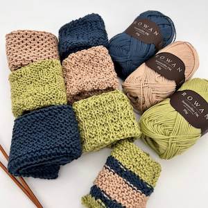 Dishcloths: 6 Cotton Dishcloths Knitting Pattern