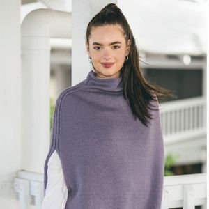 Poncho: Merino Poncho Knitting Pattern (CRU2104)
