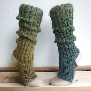 Socks: Leg Warmer Yoga Socks Knitting Pattern (N1684)