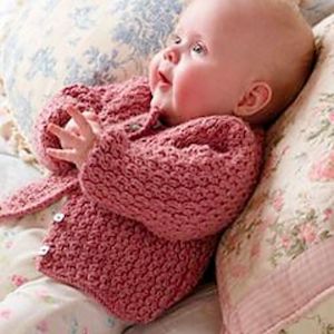 Rowan 1: Lear Baby Cardigan Knitting Pattern