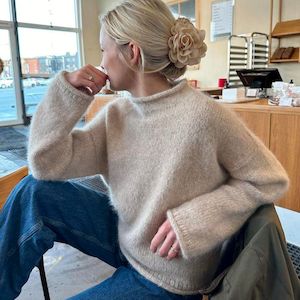 10ply Plus Patterns: Cloud Sweater Knitting Pattern - PetiteKnit