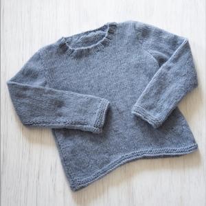 Sweaters: Sweater With Shaped Lower Edge Knitting Pattern (K3040)