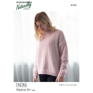 Oversized Sweater  Knitting Pattern (N1541)
