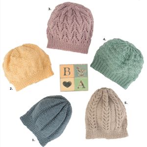 Naturally: Baby Hats Knitting Pattern (K0809)