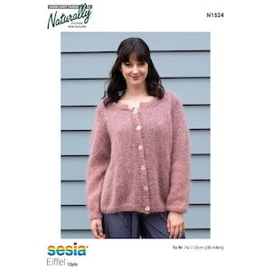 Sesia: Oversized Cardigan Knitting Pattern (N1524)