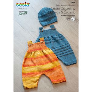 Sesia: Romper and Hat  Knitting Pattern (K414)