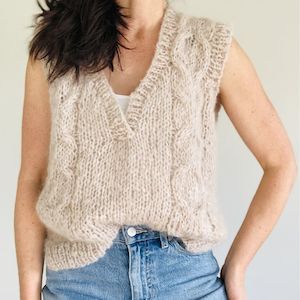 Touch Yarns: Ivy Vest Knitting Pattern (063)