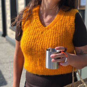 Touch Yarns: Thea Vest Knitting Pattern (155)