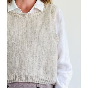 Touch Yarns: Nevis Vest Knitting Pattern #132