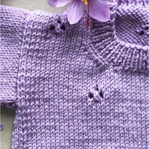 Touch Yarns: May Jumper Knitting Pattern #119