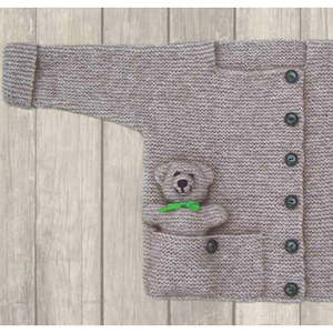 Touch Yarn Patterns: Child Cardigan Knitting Pattern #018