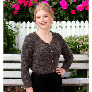 12ply Pattern: Oversized Cropped Jacket Knitting Pattern (N1595)