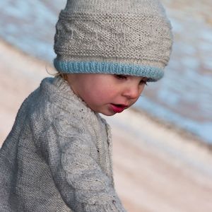 Kids: Cream Caramel Beanie Knitting Pattern - 8Ply (LF22)