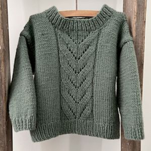 Kids: Eden Jumper Knitting Pattern - 8 Ply