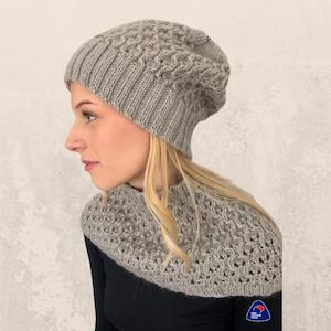 Beanies: Lace Cowl & Beanie Knitting Pattern (N1766)