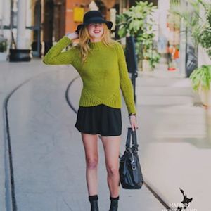 Shaped Sweater Knitting Pattern (CRU1455)