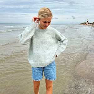 Sonja Sweater Knitting Pattern - PetiteKnit