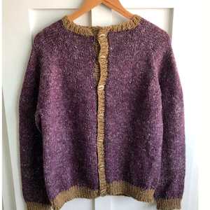 Patterns: Top Down Cardigan Knitting Pattern (N1694)