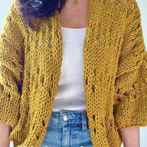 Emma Cardigan Knitting Pattern (164)