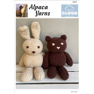 Teddy & Rabbit Toy Knitting Pattern (AP2507)