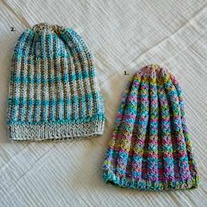 Kids: Hats Knitting Pattern (K492)