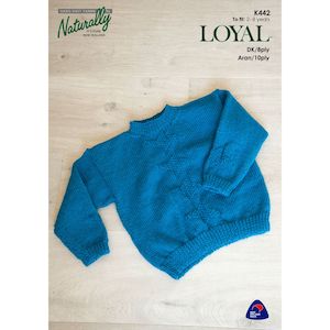 Sweater Knitting Pattern (K442)