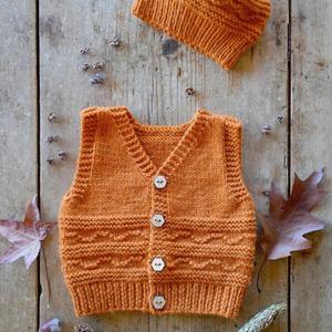 Finlay Vest & Hat Knitting Pattern (BC145)